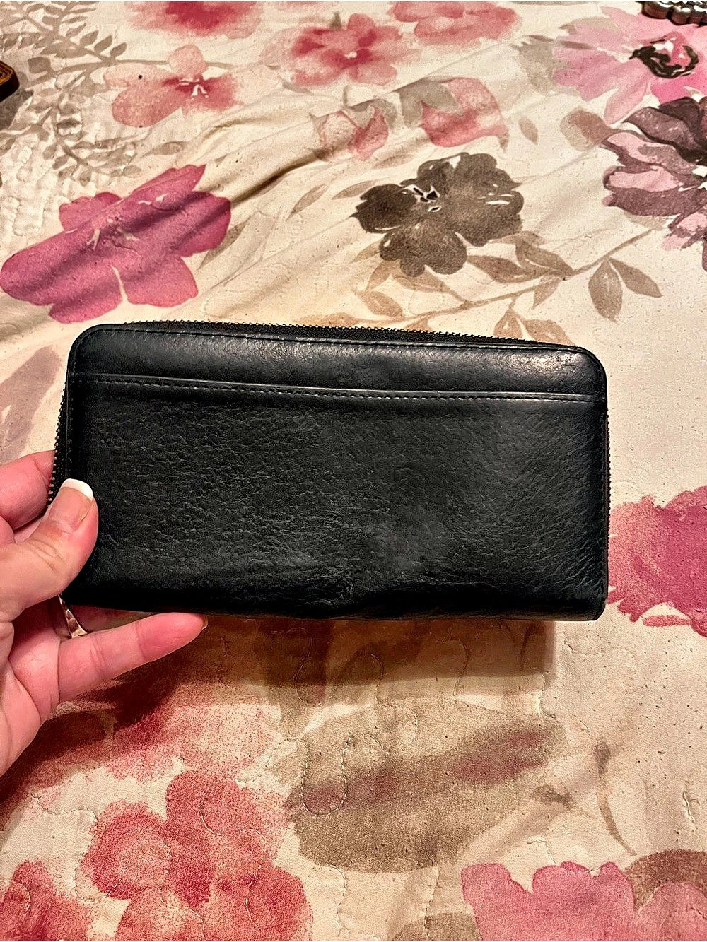 Kate Spade Black Zip-Around Wallet